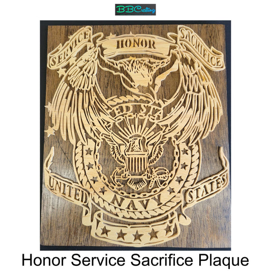 Honor Navy Plaque
