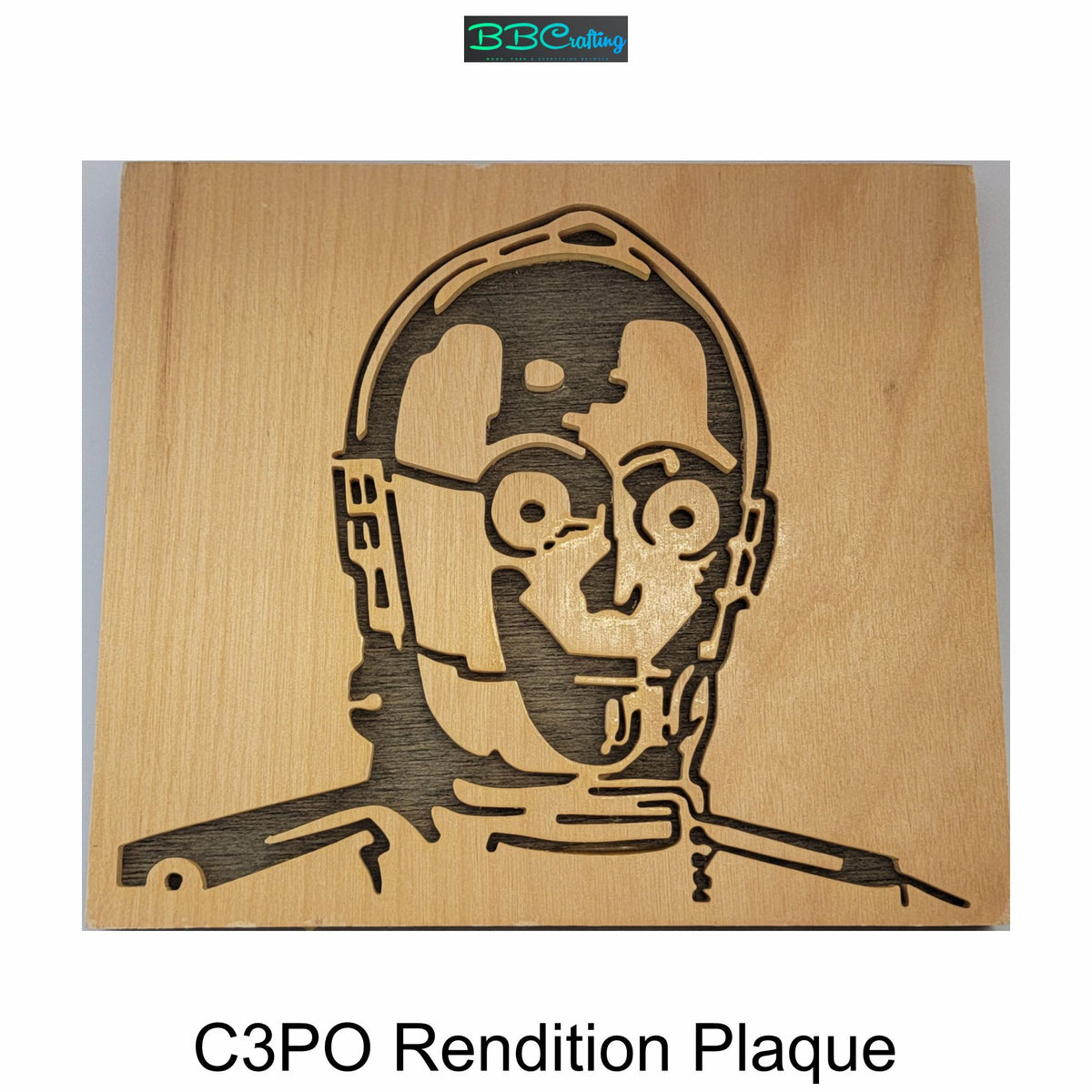 C3PO Rendition Plaque