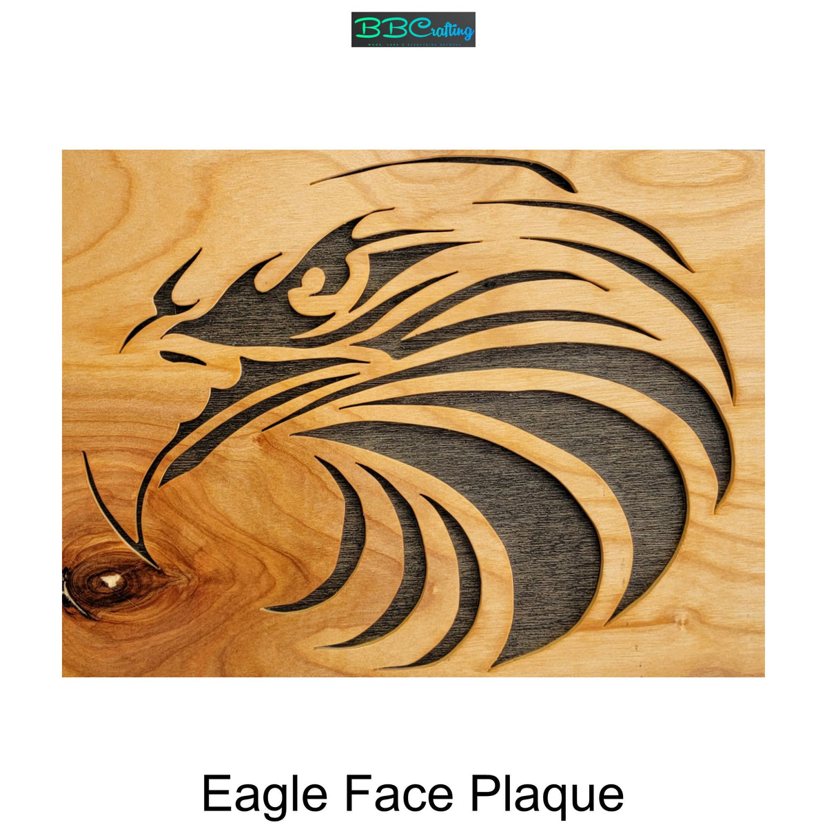 Eagle Face Plaque