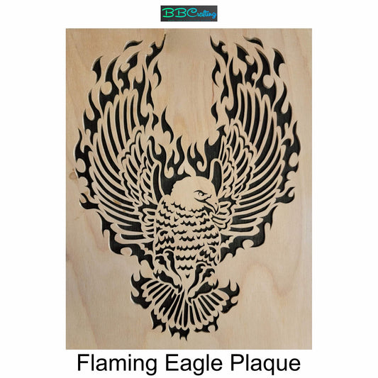 Flaming Eagle Plaque