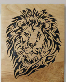 Flaming Lion Plaque