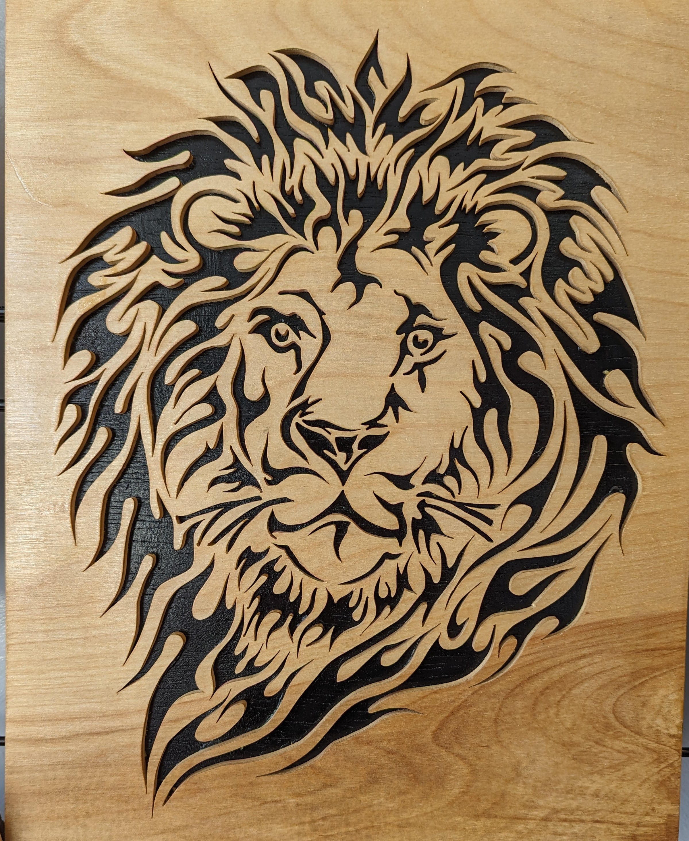 Flaming Lion Plaque