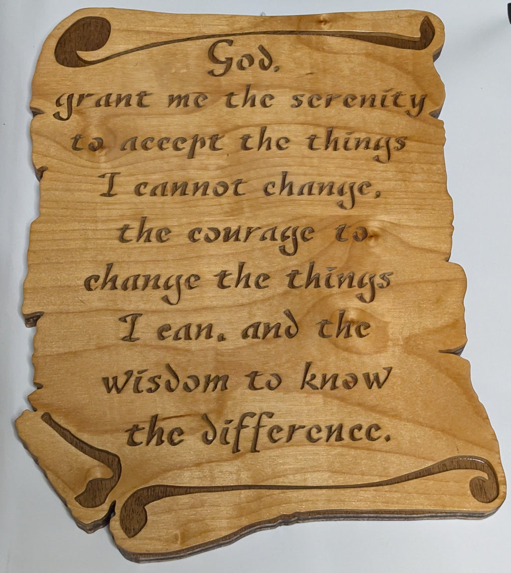 Serenity Prayer Plaque
