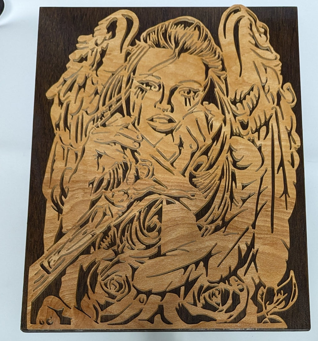 Crying Angel Plaque