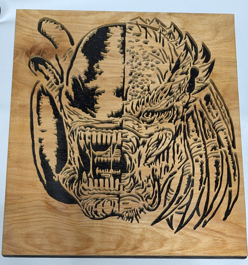 Alien VS Predator Plaque