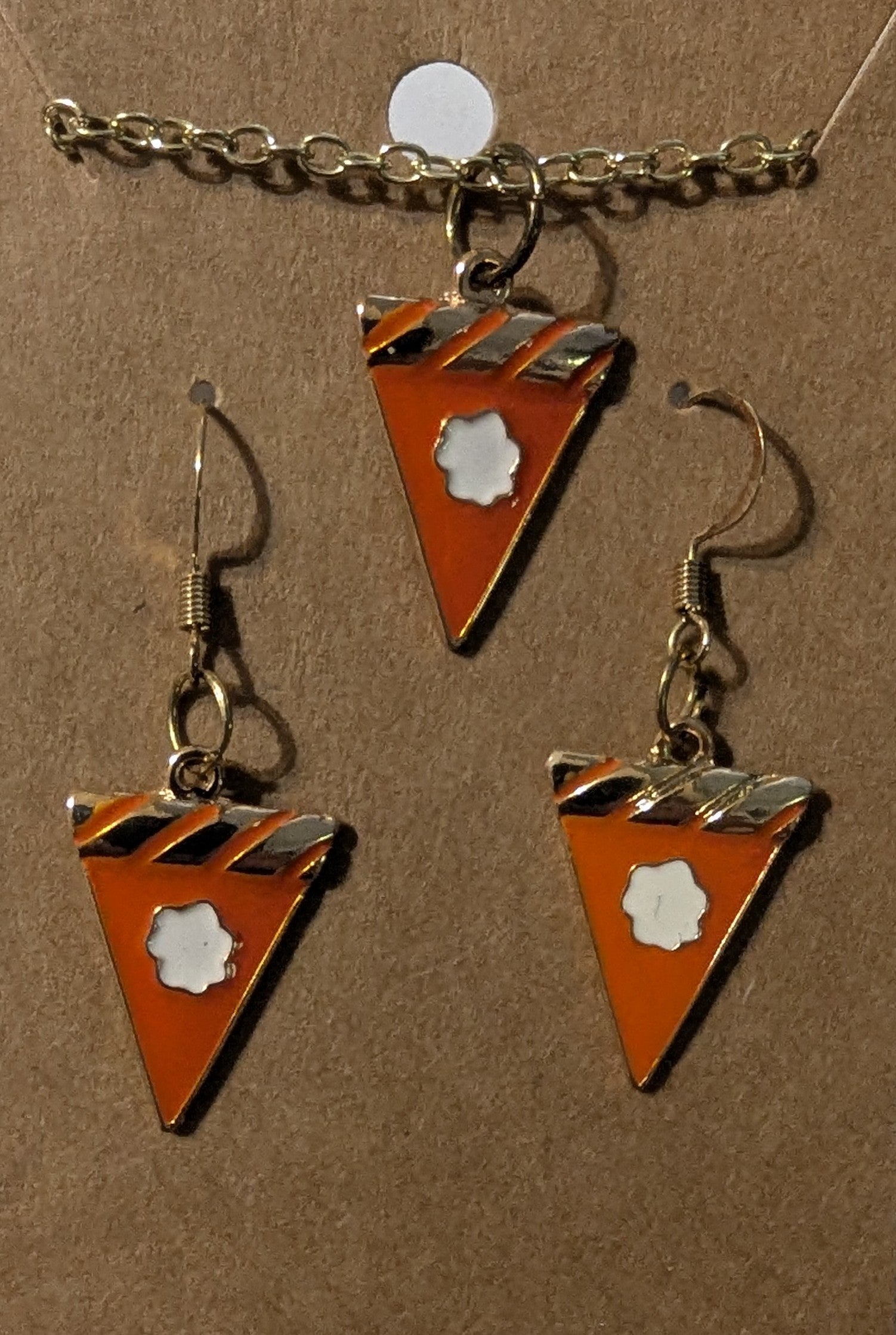 Pumkin Pie Necklace set