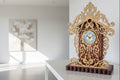Handmade Birch Wood Statesman Clock