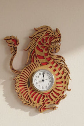 Handmade Dragon Clock