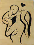 Mom and Baby Plaque