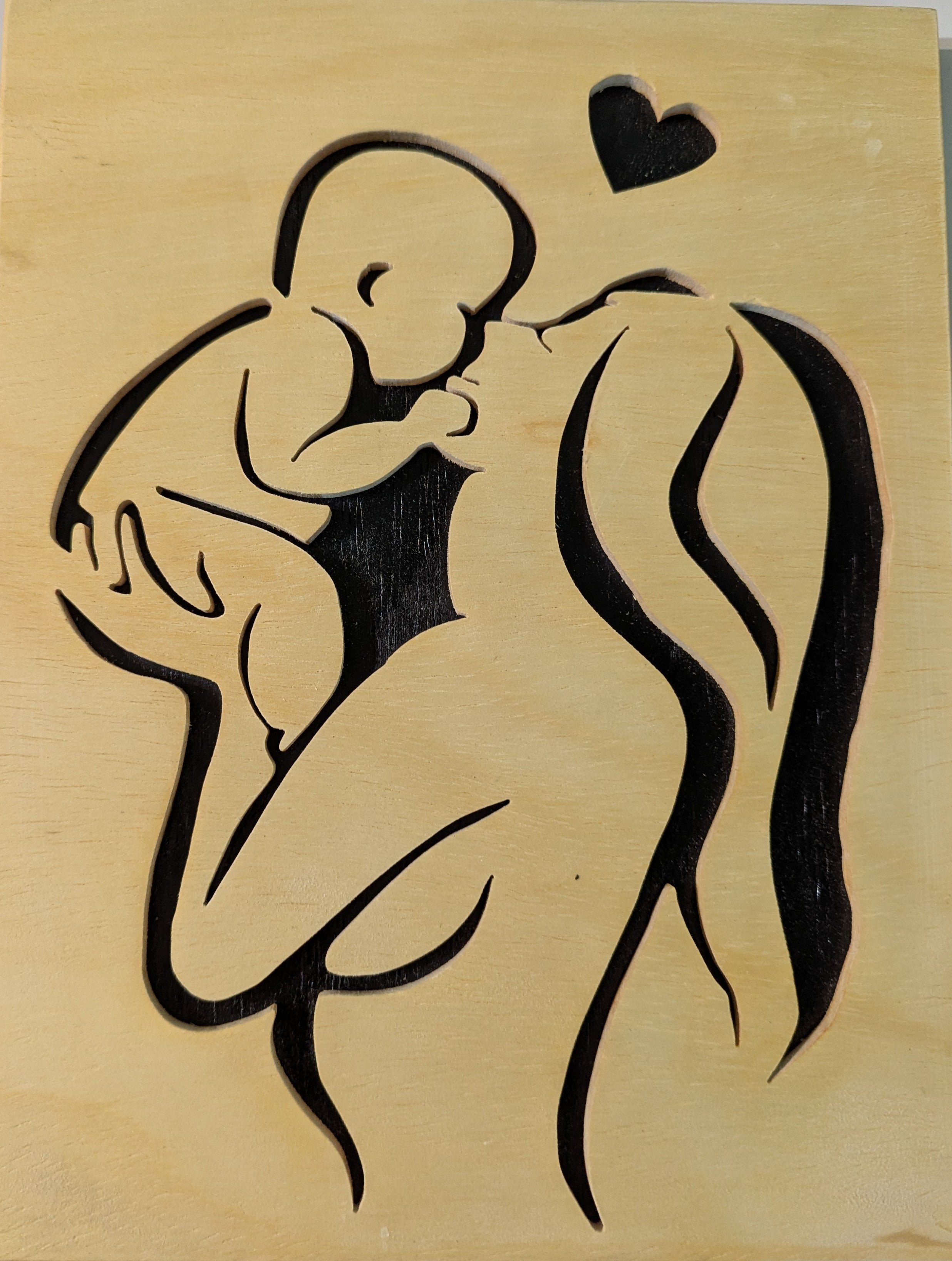 Mom and Baby Plaque