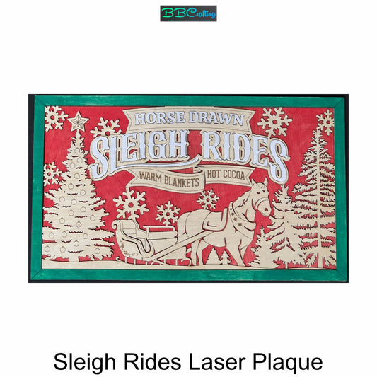 Sleigh Rides Plaque
