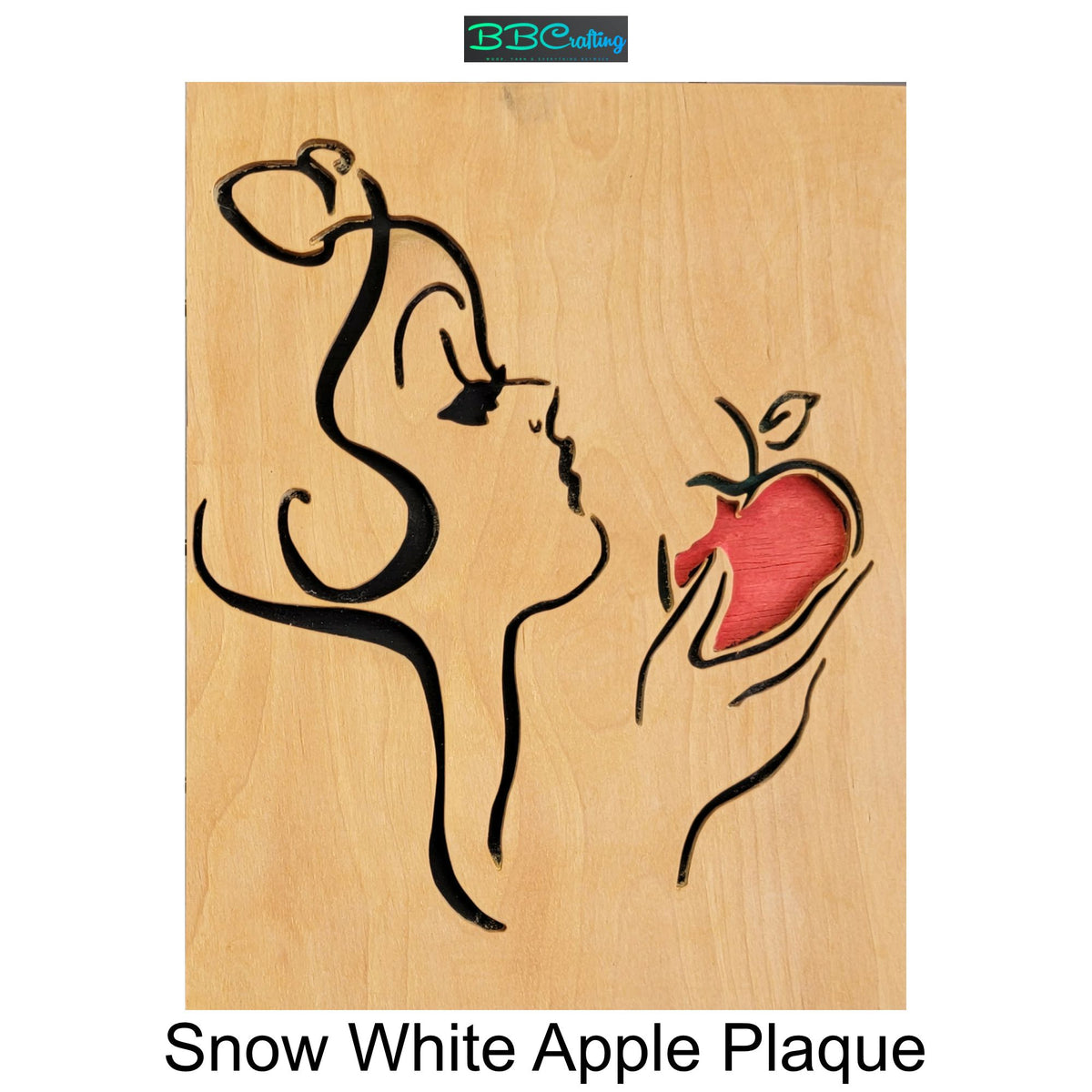 Snow White with Red Apple