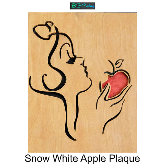 Snow White with Red Apple