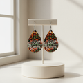 Earring displayed elegantly