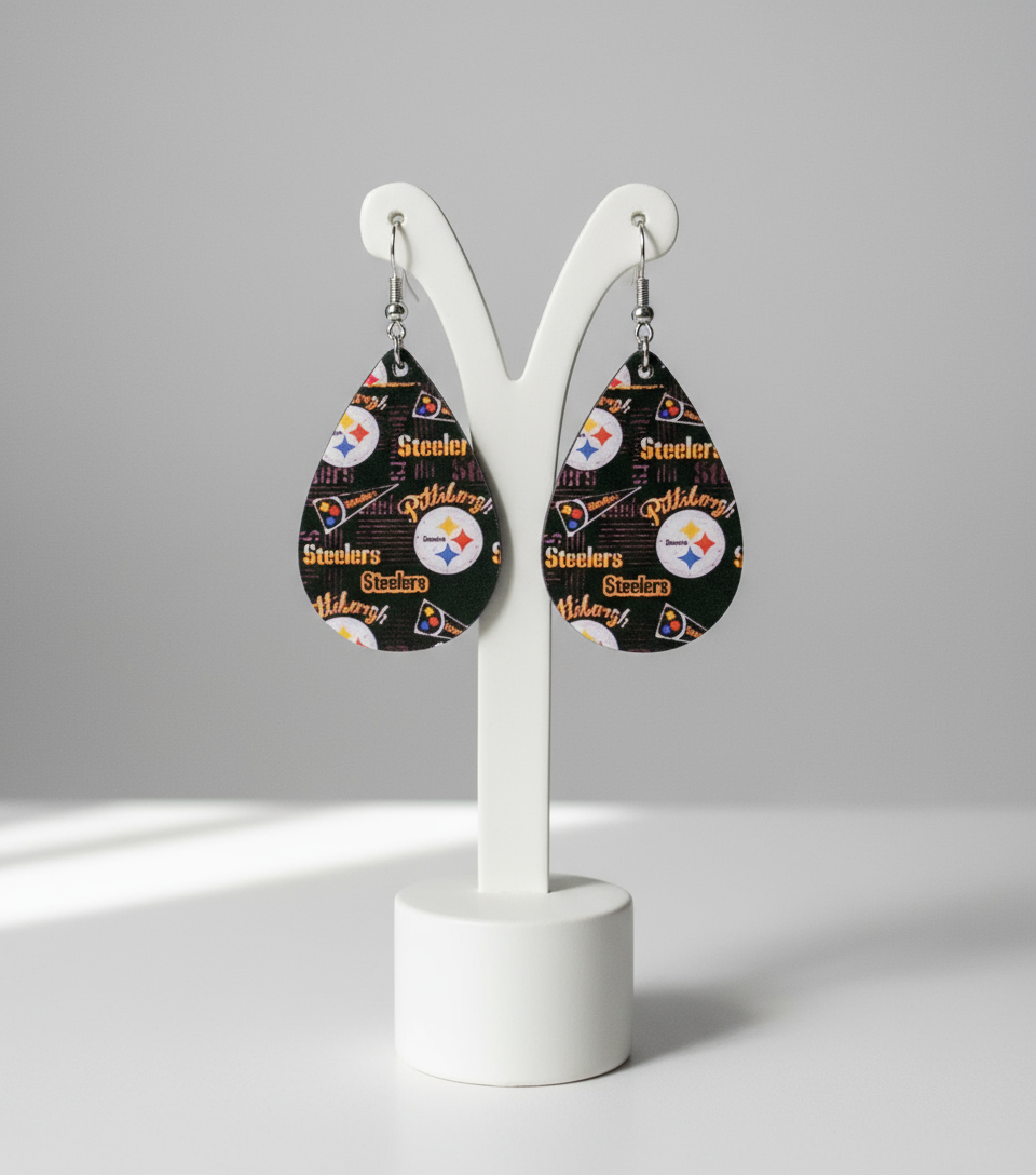 Earring displayed elegantly