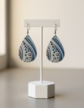 Earring displayed elegantly