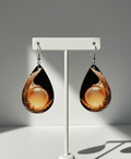 Earring displayed elegantly